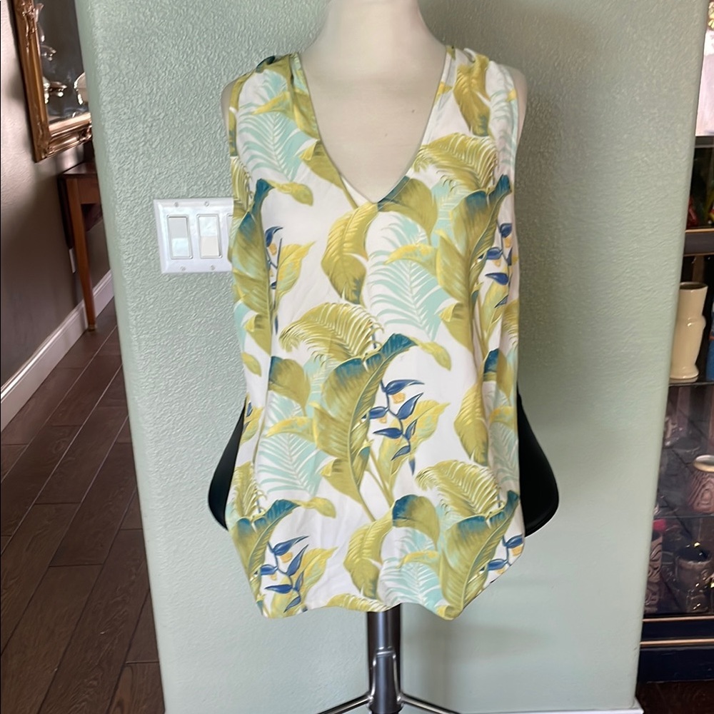 Tommy Bahama Relaxed Green and Blue Tank Top